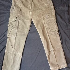 Carhartt double knee Men's Relaxed Fit Cargo Pants in Brown 34x30